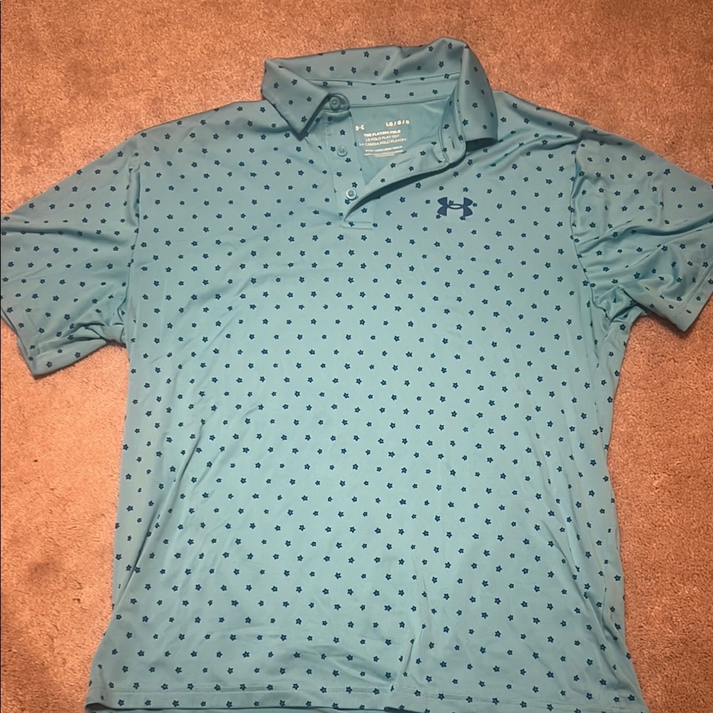 Under Armour Men's Blue Polo Shirt